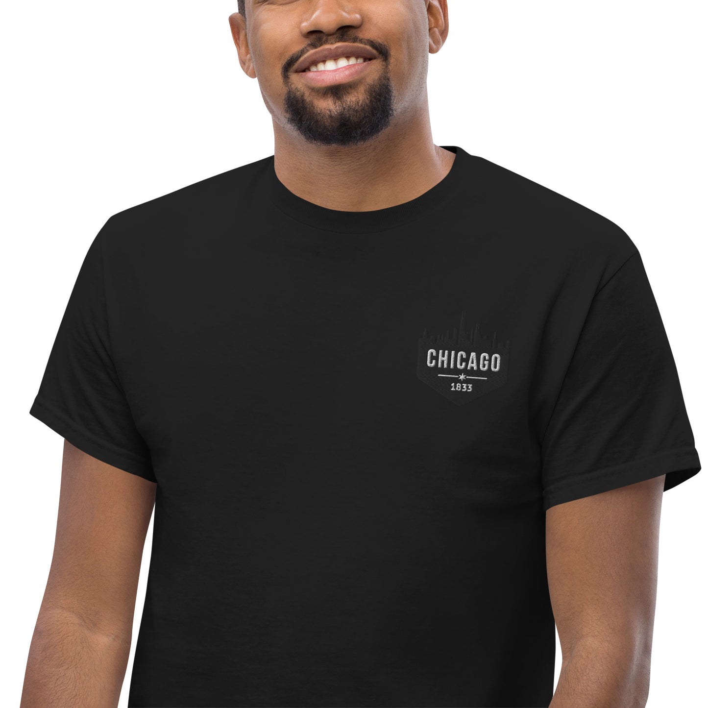 Men's Classic Tee | Embroidered Chicago White Sox Theme Patch