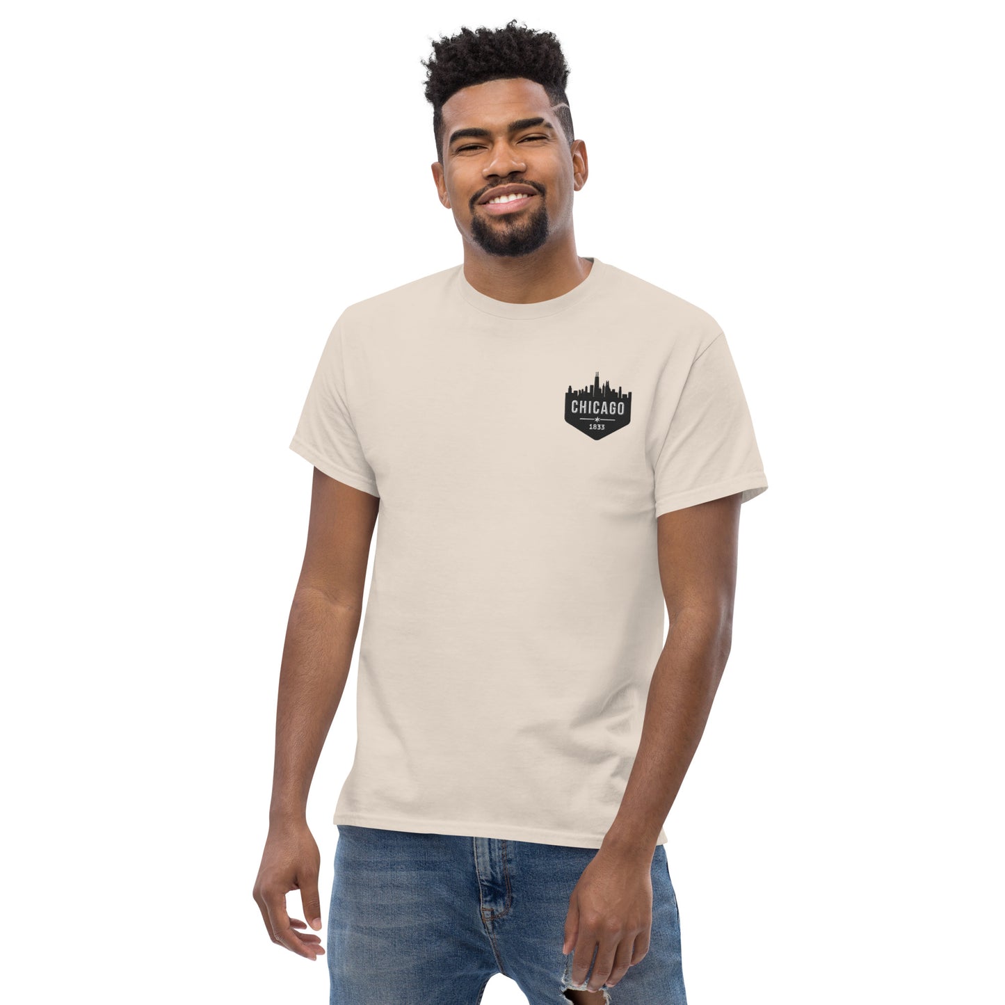 Men's Classic Tee | Embroidered Chicago White Sox Theme Patch
