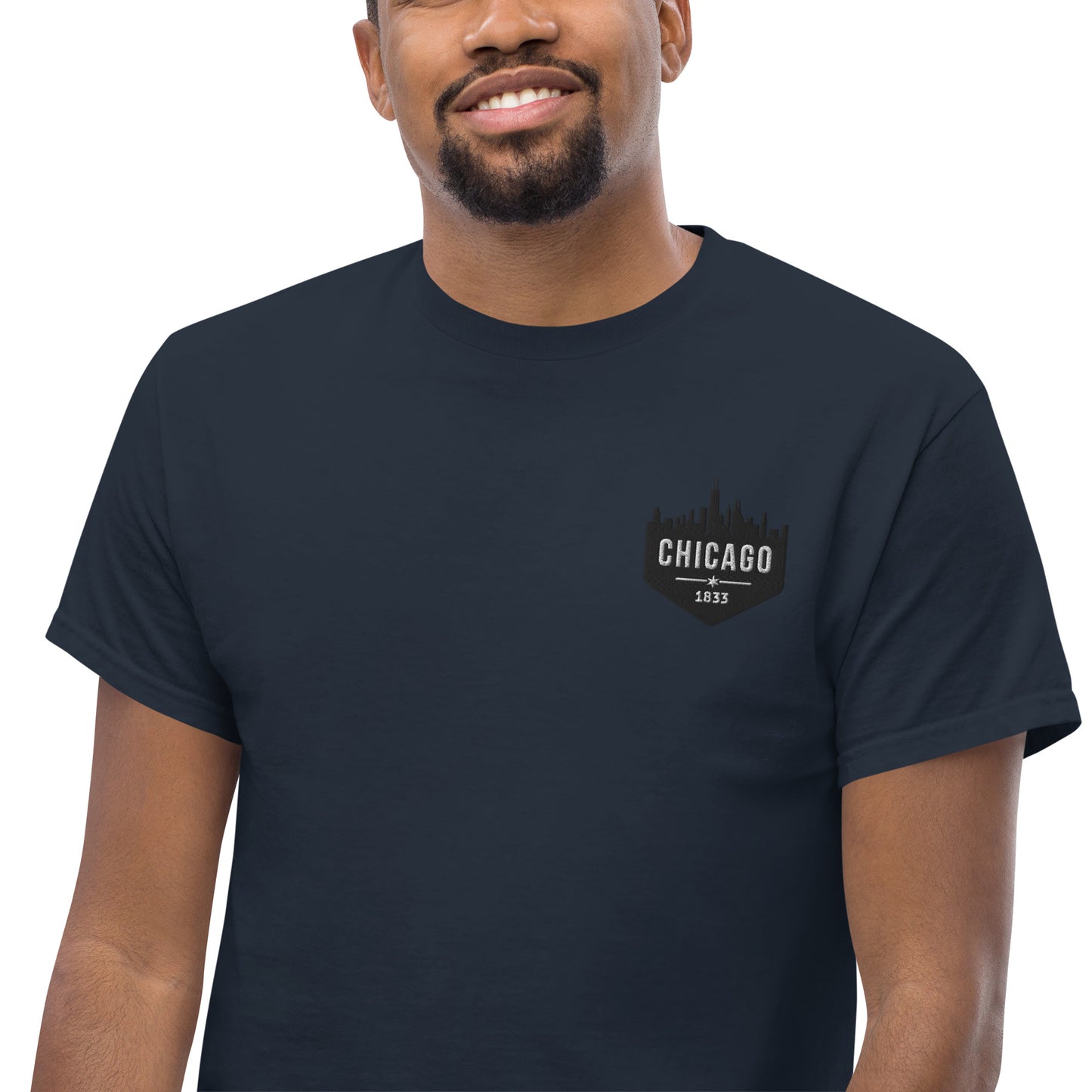 Men's Classic Tee | Embroidered Chicago White Sox Theme Patch