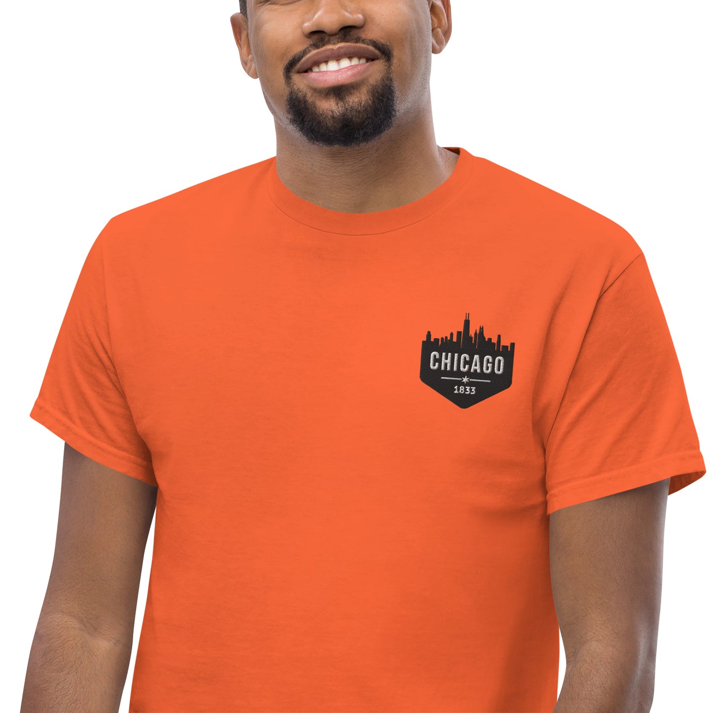Men's Classic Tee | Embroidered Chicago White Sox Theme Patch