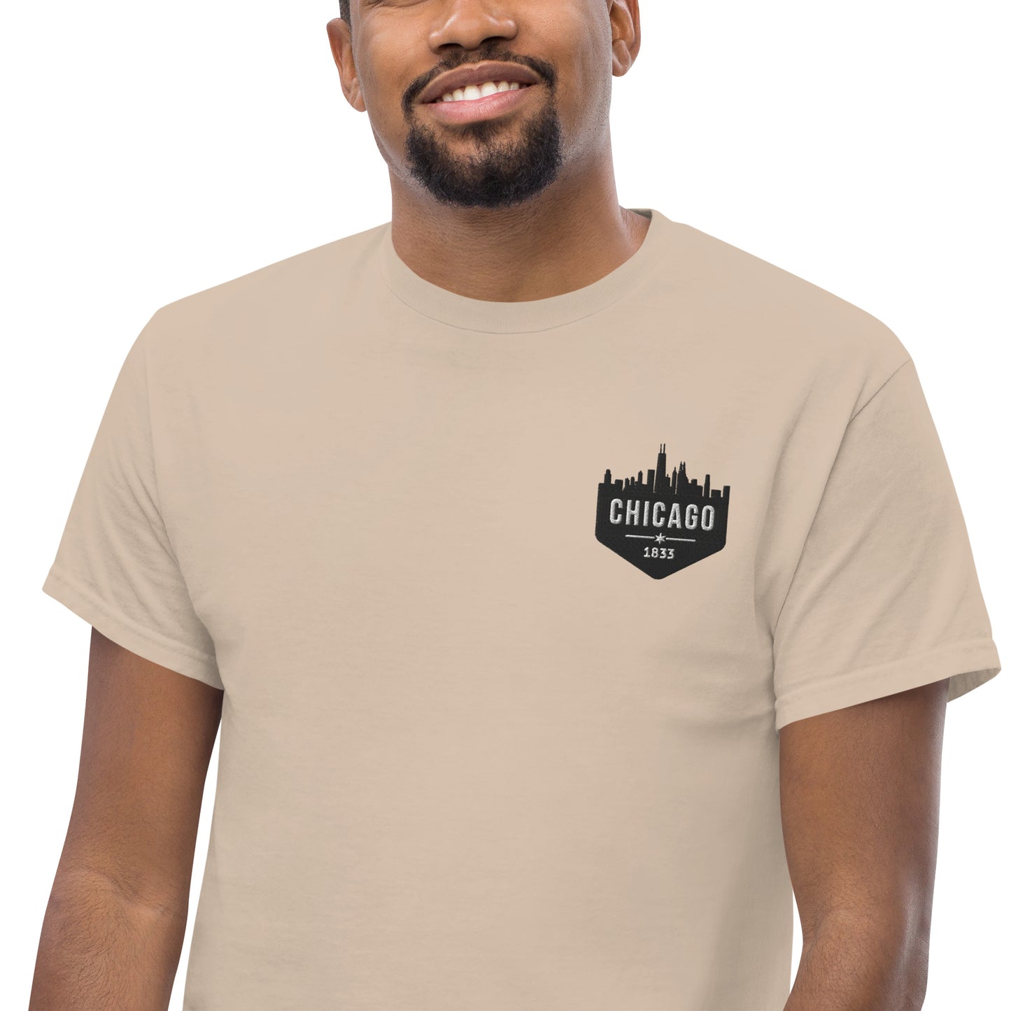 Men's Classic Tee | Embroidered Chicago White Sox Theme Patch