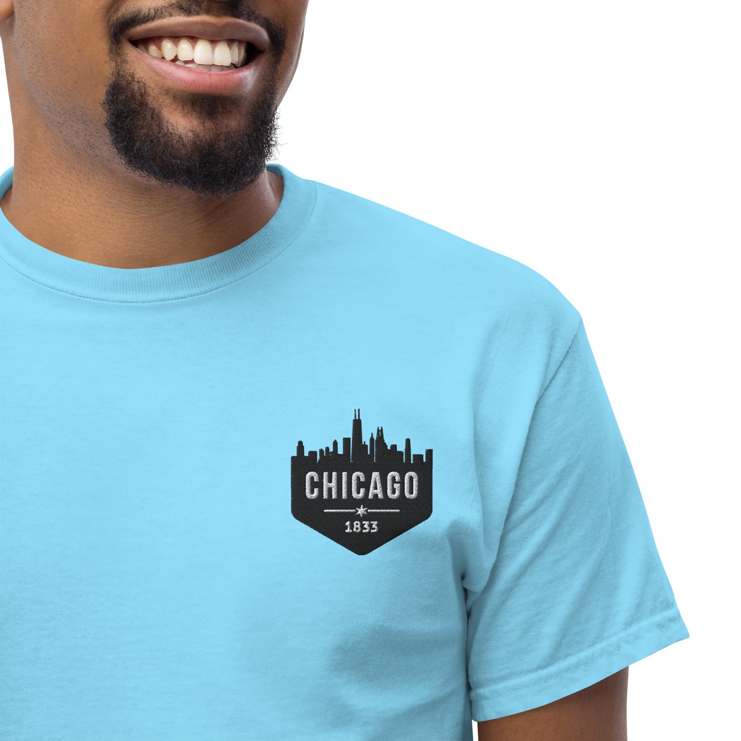 Men's Classic Tee | Embroidered Chicago White Sox Theme Patch