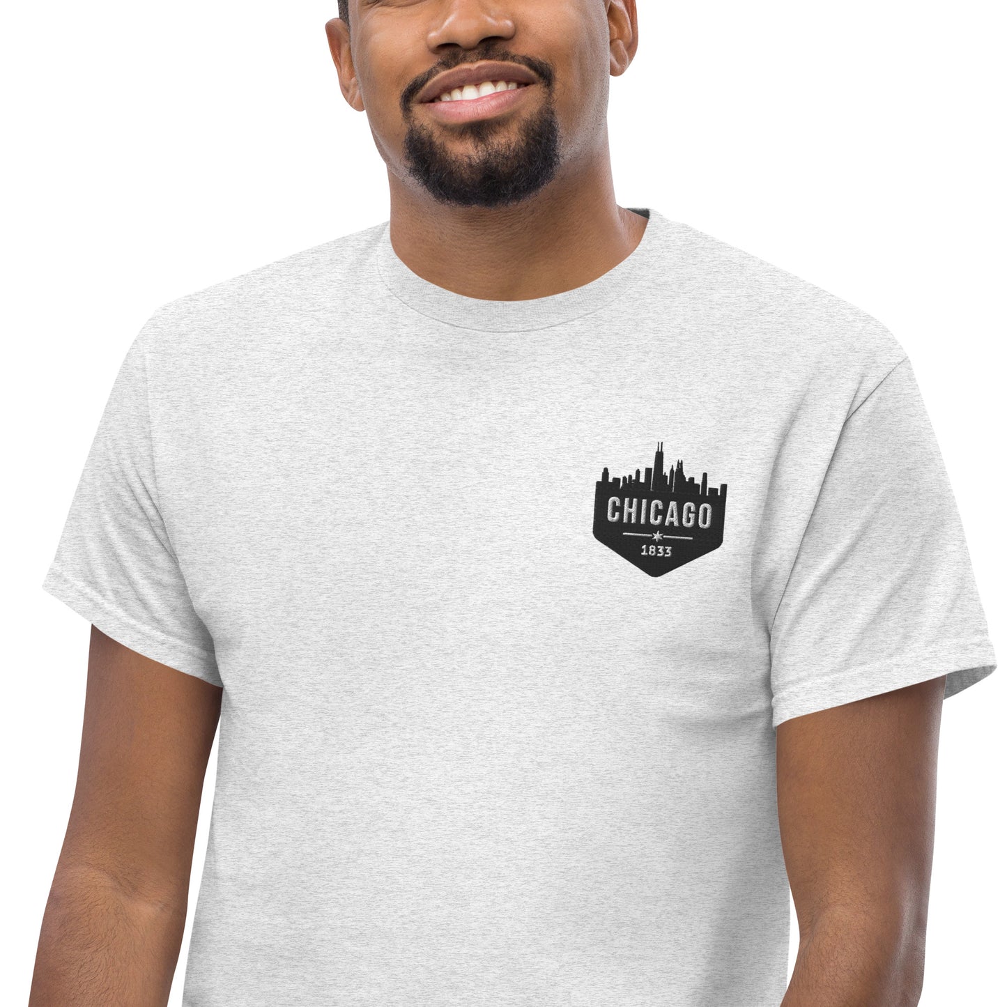 Men's Classic Tee | Embroidered Chicago White Sox Theme Patch