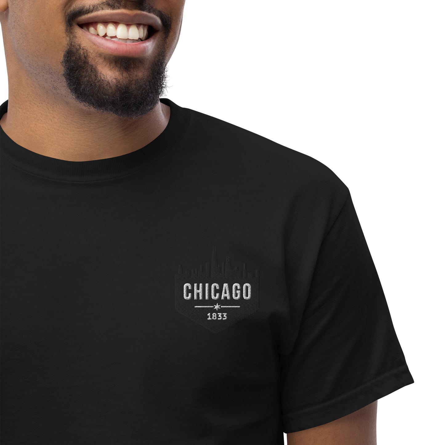 Men's Classic Tee | Embroidered Chicago White Sox Theme Patch