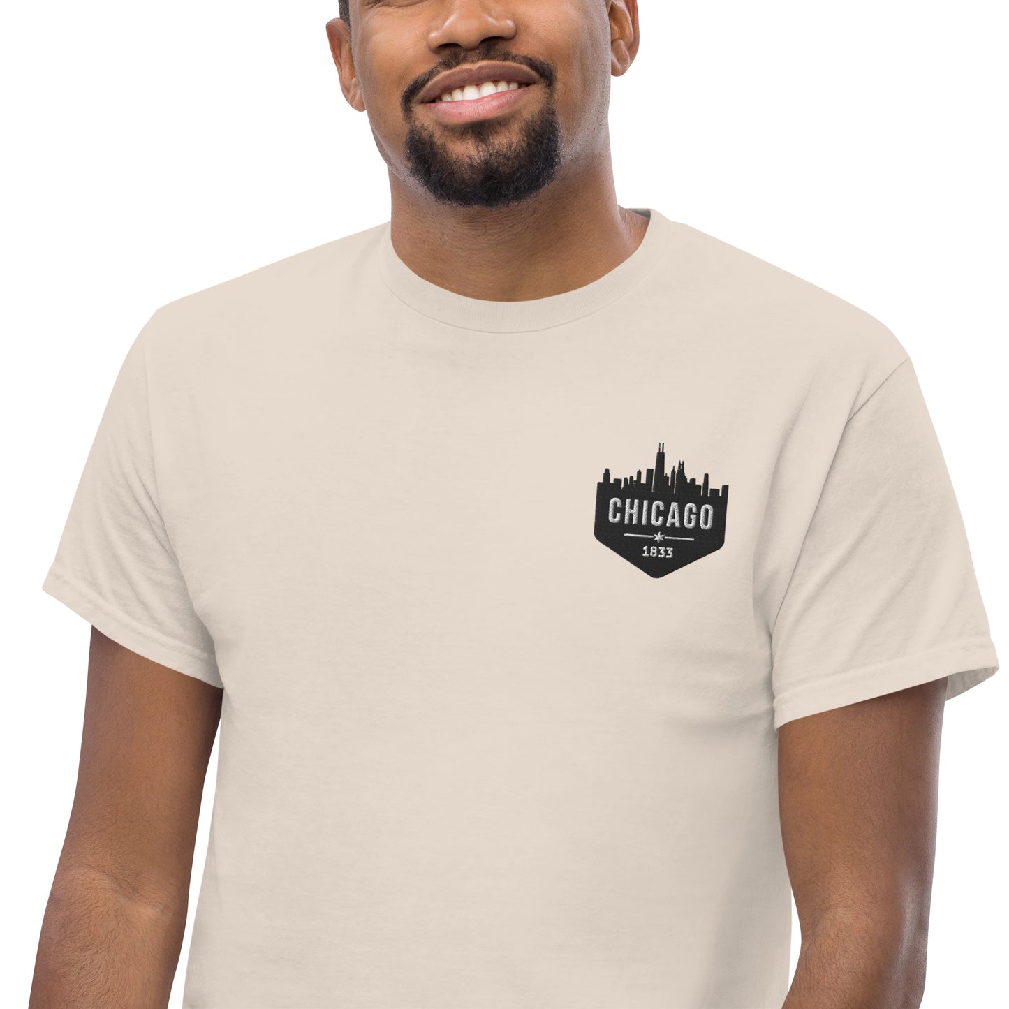 Men's Classic Tee | Embroidered Chicago White Sox Theme Patch