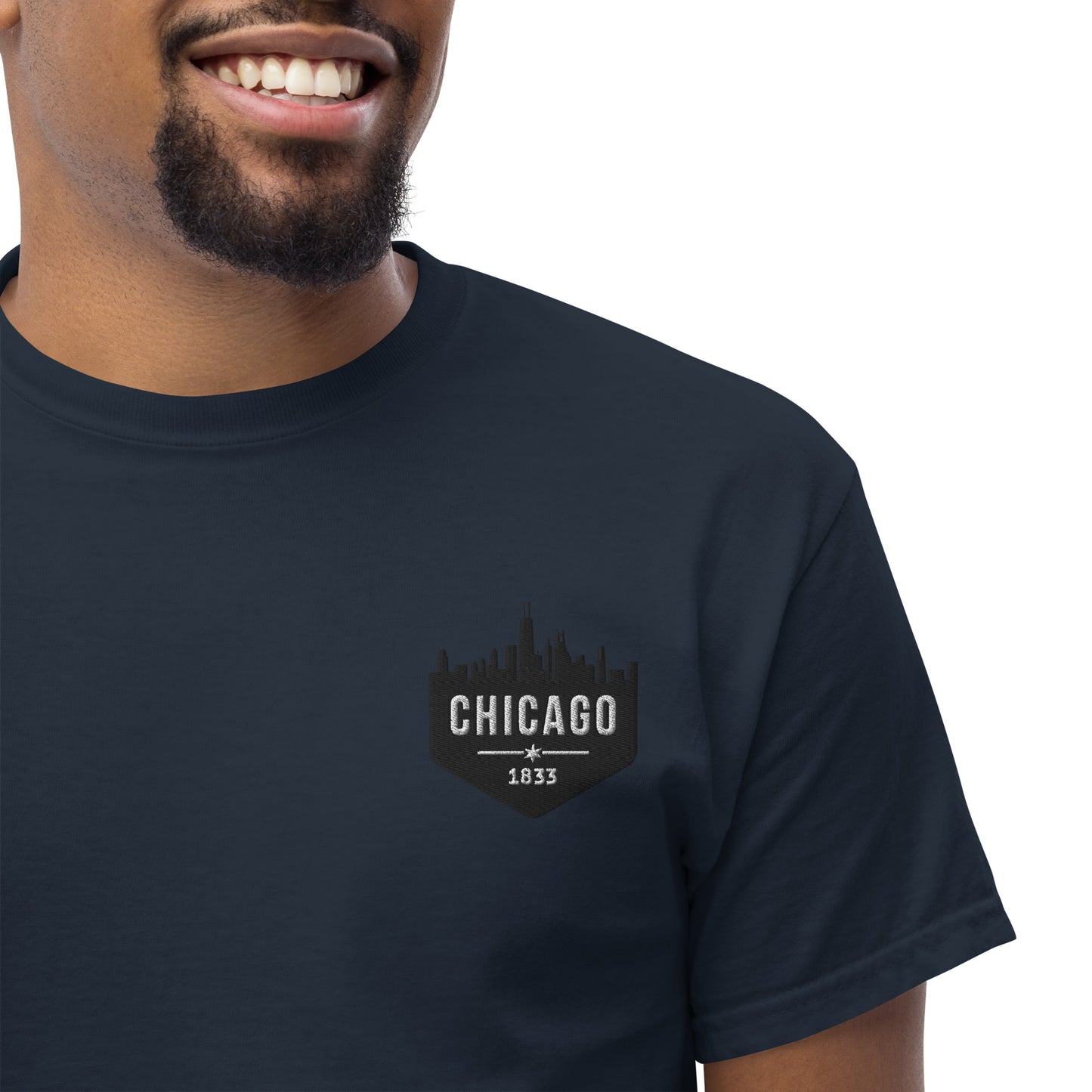 Men's Classic Tee | Embroidered Chicago White Sox Theme Patch