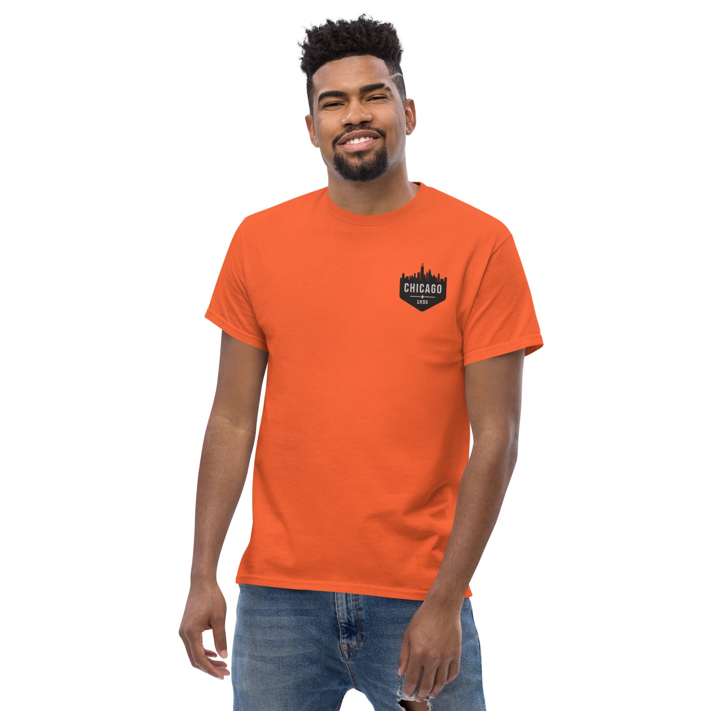 Men's Classic Tee | Embroidered Chicago White Sox Theme Patch