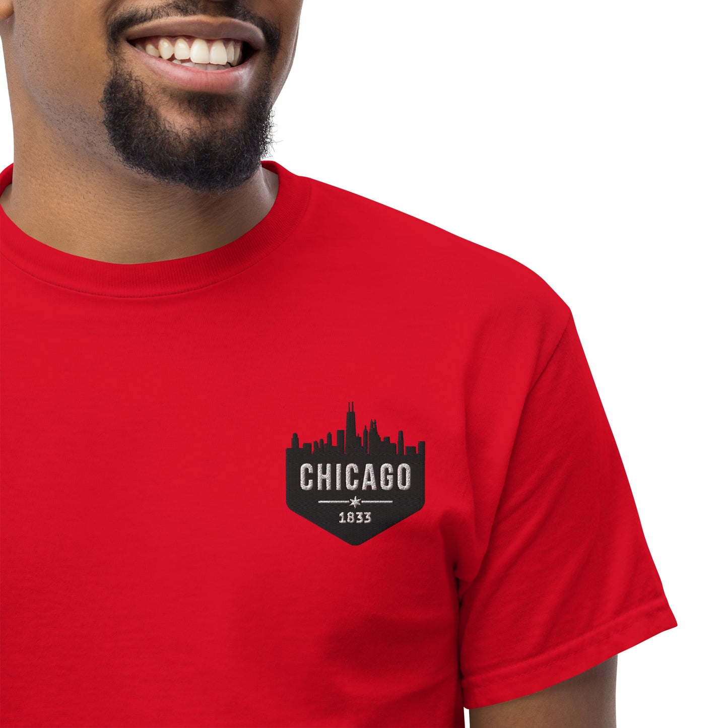 Men's Classic Tee | Embroidered Chicago White Sox Theme Patch