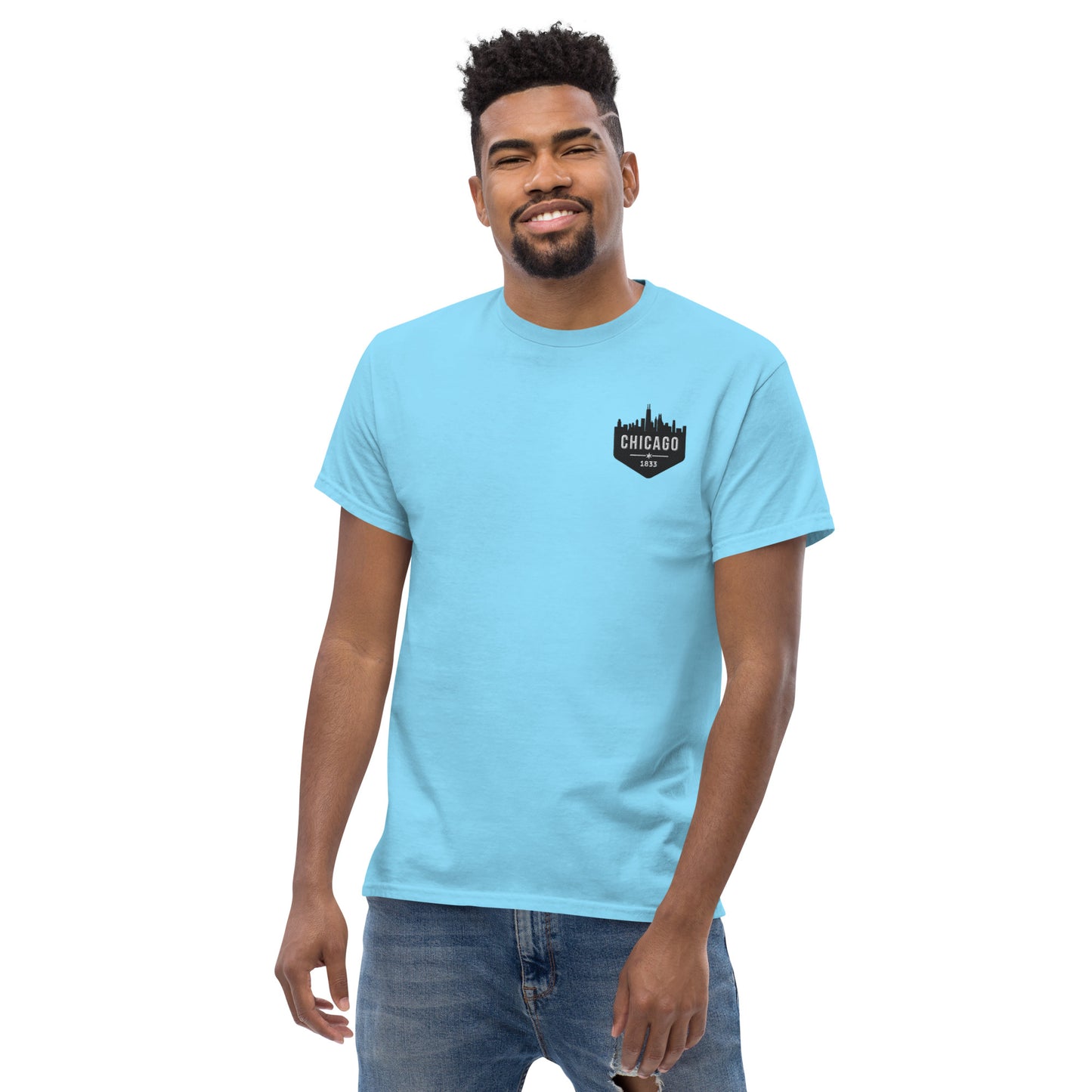 Men's Classic Tee | Embroidered Chicago White Sox Theme Patch