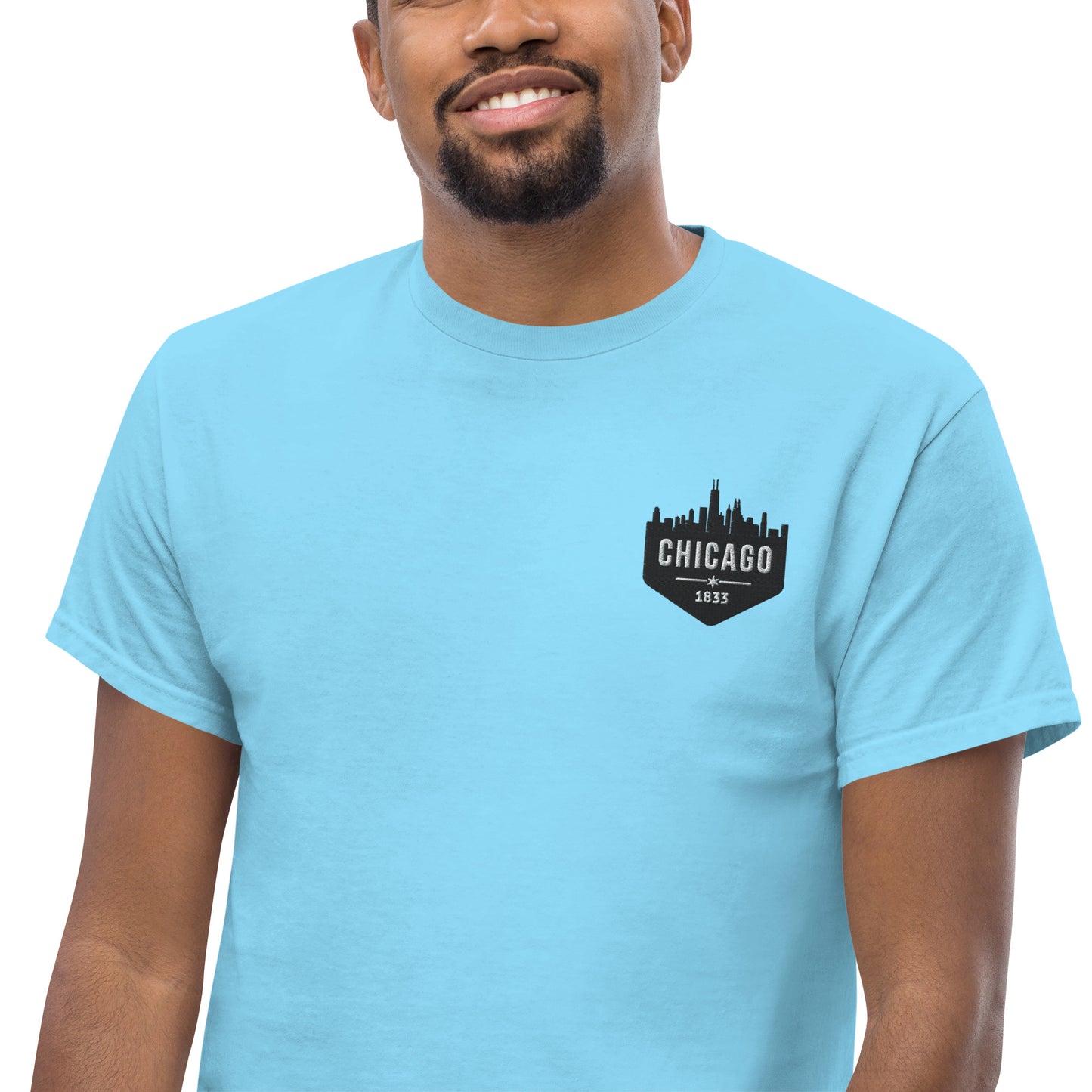 Men's Classic Tee | Embroidered Chicago White Sox Theme Patch