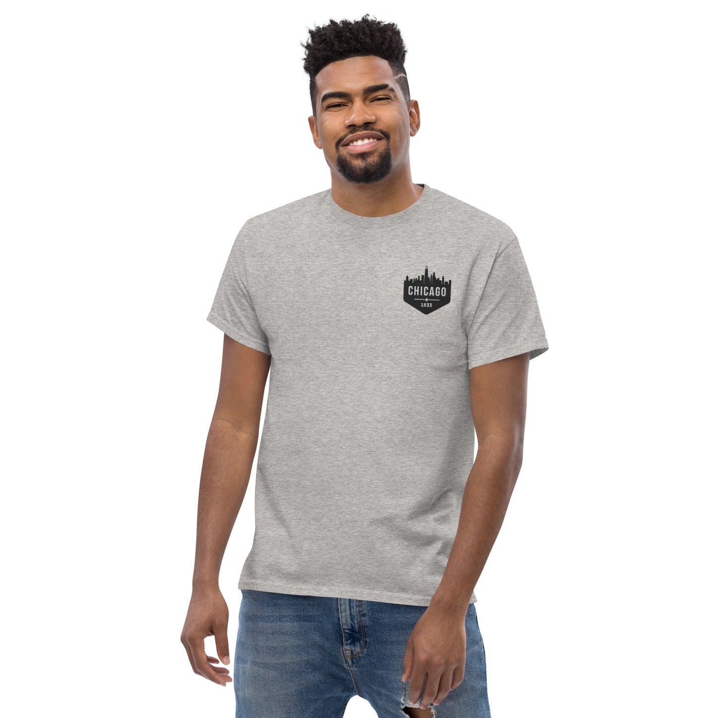 Men's Classic Tee | Embroidered Chicago White Sox Theme Patch