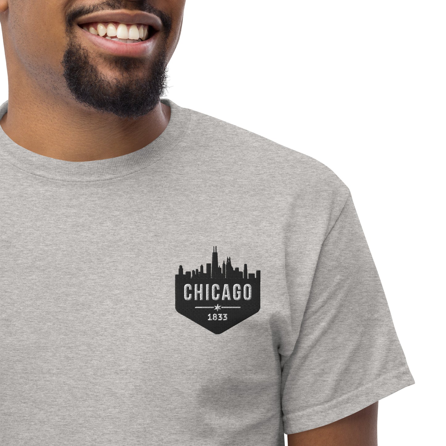 Men's Classic Tee | Embroidered Chicago White Sox Theme Patch