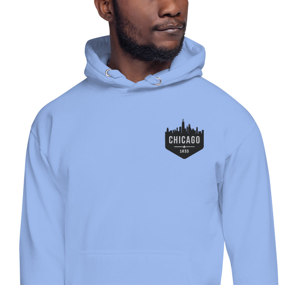 Men's Hoodie | Embroidered Chicago White Sox Theme Patch