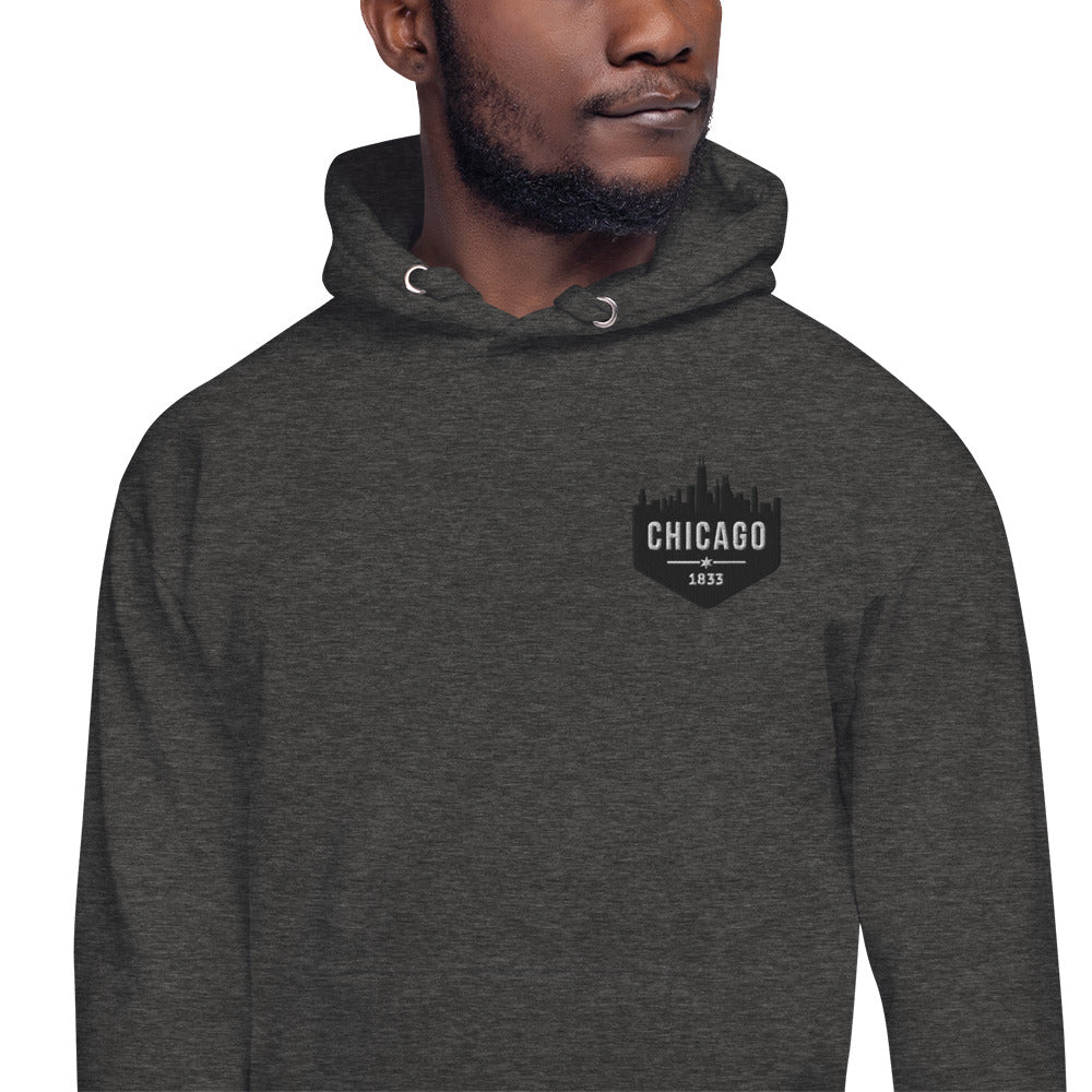 Men's Hoodie | Embroidered Chicago White Sox Theme Patch