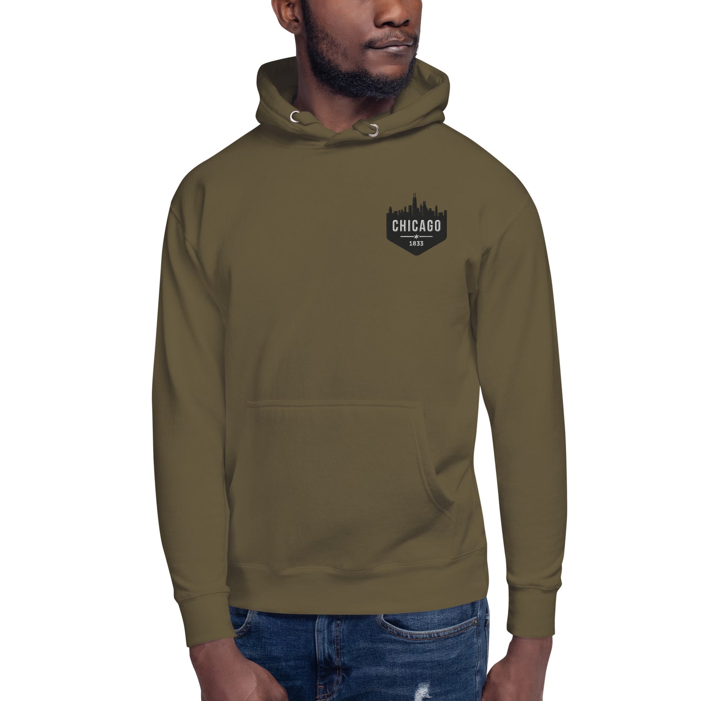 Men's Hoodie | Embroidered Chicago White Sox Theme Patch