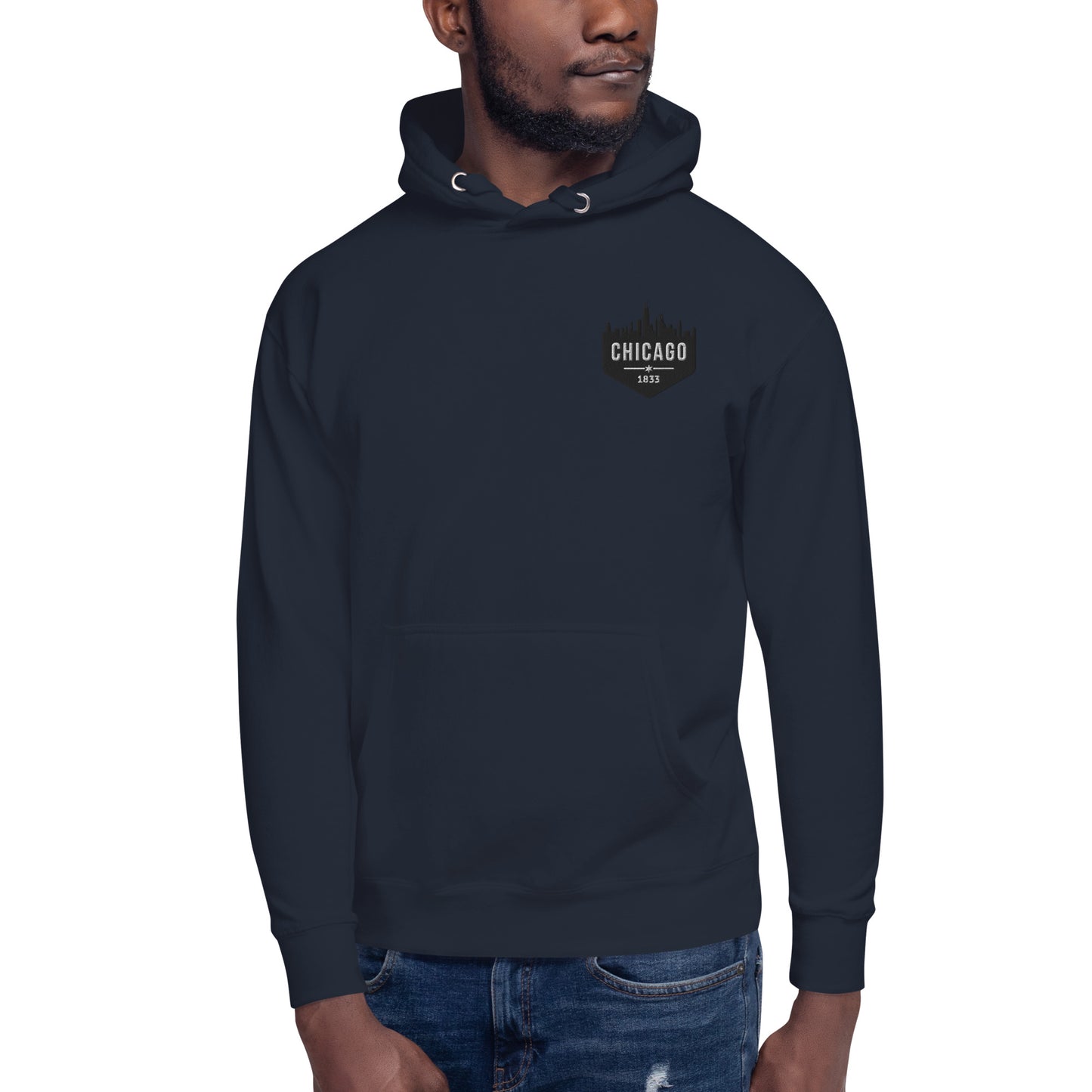 Men's Hoodie | Embroidered Chicago White Sox Theme Patch
