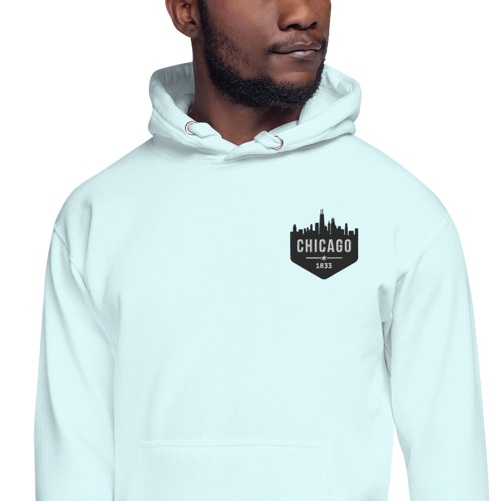 Men's Hoodie | Embroidered Chicago White Sox Theme Patch