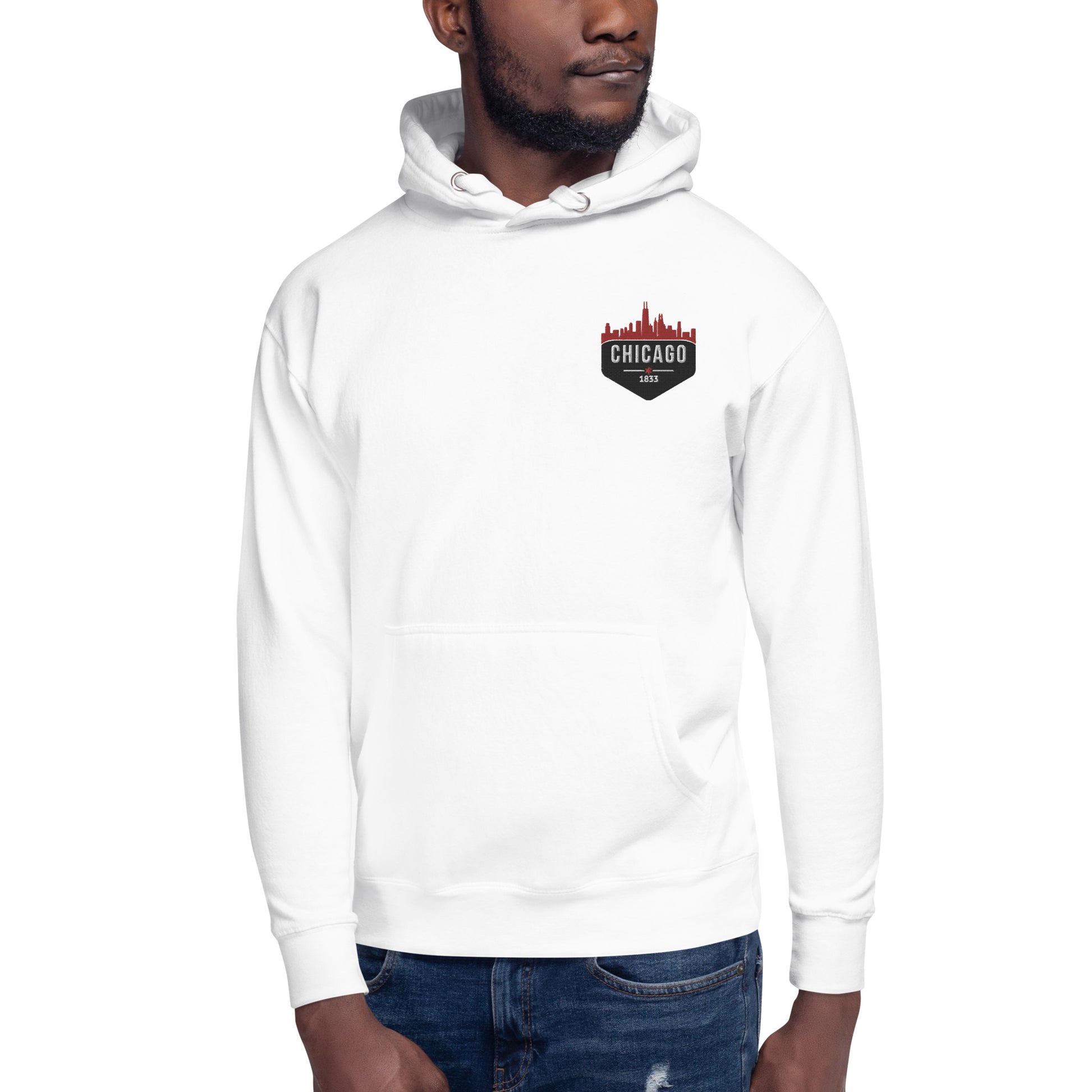 Men's Hoodie  Embroidered Chicago Bulls Theme Patch – scapemycity