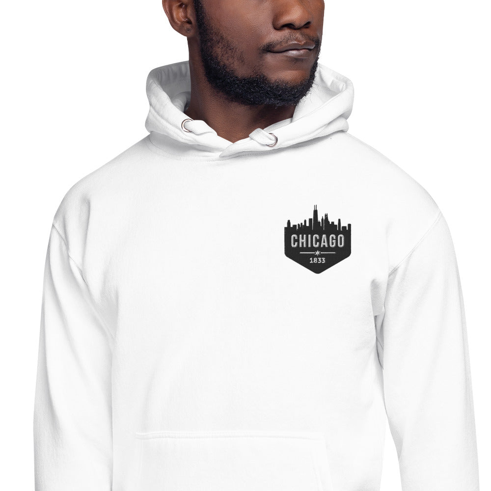 Men's Hoodie | Embroidered Chicago White Sox Theme Patch